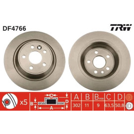 Bremsscheibe DF4766
