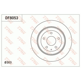 Bremsscheibe DF8053 Bremsscheibe DF8053
