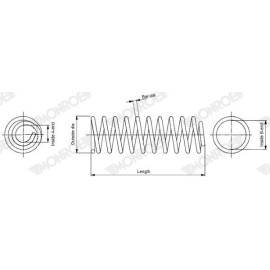 Fahrwerksfeder SP2893 Fahrwerksfeder SP2893