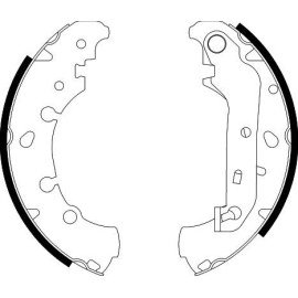 Bremsbackensatz 8DB 355 002-411 Bremsbackensatz 8DB 355 002-411