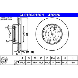 Bremsscheibe 24.0126-0126.1