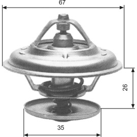 Thermostat, Kühlmittel TH11680G1