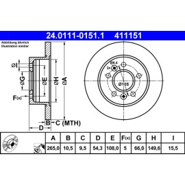 Bremsscheibe 24.0111-0151.1