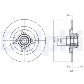 Bremsscheibe BG9025RS Bremsscheibe BG9025RS