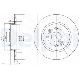 Bremsscheibe BG3804