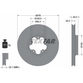 Bremsscheibe 92110003