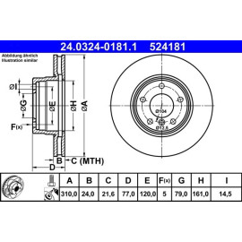 Bremsscheibe 24.0324-0181.1