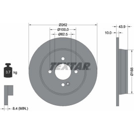 Bremsscheibe 92242203 Bremsscheibe 92242203