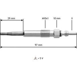 Glühkerze 345125 Glühkerze 345125