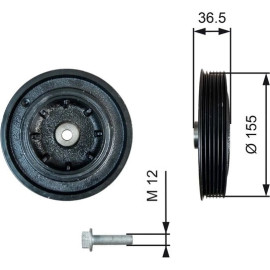 Riemenscheibe, Kurbelwelle TVD1128A Riemenscheibe, Kurbelwelle TVD1128A