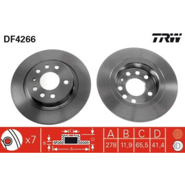 Bremsscheibe DF4266 Bremsscheibe DF4266