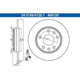 Bremsscheibe 24.0108-0120.1