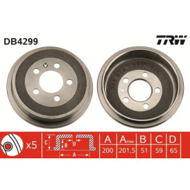 Bremstrommel DB4299 Bremstrommel DB4299
