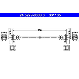 Bremsschlauch 24.5279-0300.3