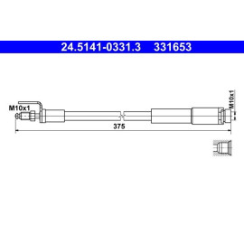 Bremsschlauch 24.5141-0331.3