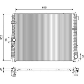 Kühler, Motorkühlung 701311