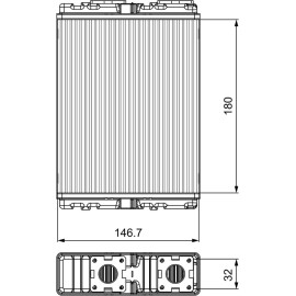 Wärmetauscher, Innenraumheizung 811557