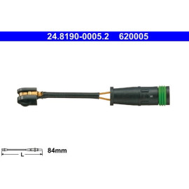 Warnkontakt, Bremsbelagverschleiß 24.8190-0005.2