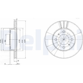 Bremsscheibe BG2810