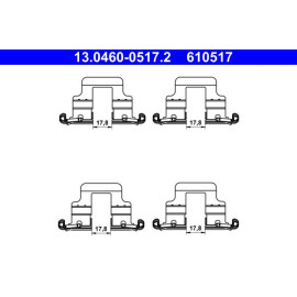 Zubehörsatz, Scheibenbremsbelag 13.0460-0517.2 Zubehörsatz, Scheibenbremsbelag 13.0460-0517.2