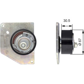 Spannrolle, Zahnriemen T43207 Spannrolle, Zahnriemen T43207