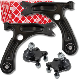 FEBI Querlenkersatz mit Traggelenk VORNE für VW UP (40594 + 40595 + 36051 + 36052) FEBI Querlenkersatz mit Traggelenk VORNE für VW UP (40594 + 40595 + 36051 + 36052)