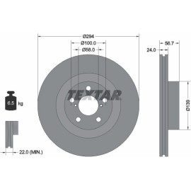 Bremsscheibe 92139500 Bremsscheibe 92139500