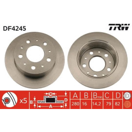 Bremsscheibe DF4245 Bremsscheibe DF4245