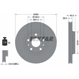 Bremsscheibe 92257903