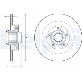 Bremsscheibe BG9134RSC Bremsscheibe BG9134RSC