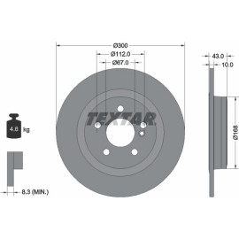 Bremsscheibe 92277503 Bremsscheibe 92277503