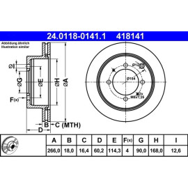 Bremsscheibe 24.0118-0141.1