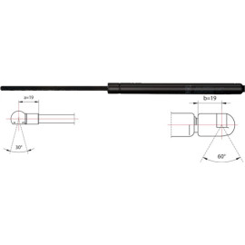 Gasfeder, Koffer-/Laderaum 2110485