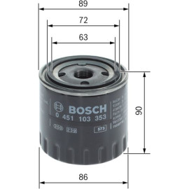 BOSCH 0 451 103 353 Ölfilter BOSCH 0 451 103 353 Ölfilter