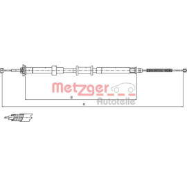 Seilzug, Feststellbremse 12.0702 Seilzug, Feststellbremse 12.0702