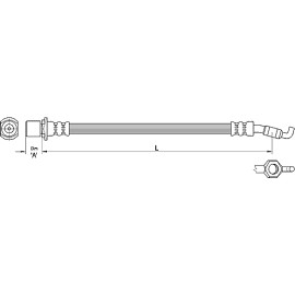 Bremsschlauch 4110286 Bremsschlauch 4110286