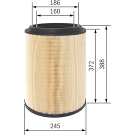 BOSCH F 026 400 411 Luftfilter BOSCH F 026 400 411 Luftfilter