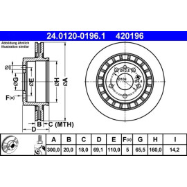Bremsscheibe 24.0120-0196.1