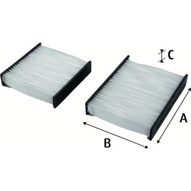 Filter, Innenraumluft 715556 Filter, Innenraumluft 715556
