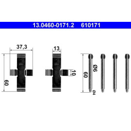 Zubehörsatz, Scheibenbremsbelag 13.0460-0171.2 Zubehörsatz, Scheibenbremsbelag 13.0460-0171.2