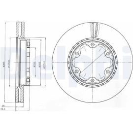 Bremsscheibe BG4210 Bremsscheibe BG4210
