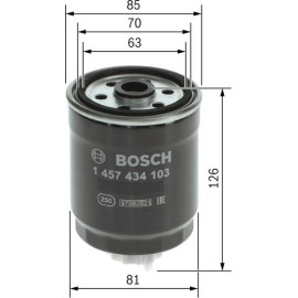 BOSCH 1 457 434 103 Kraftstofffilter BOSCH 1 457 434 103 Kraftstofffilter
