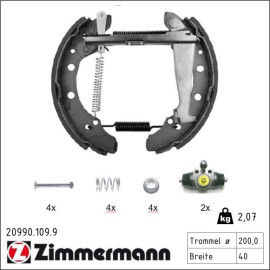 Bremsbackensatz 20990.109.9 Bremsbackensatz 20990.109.9