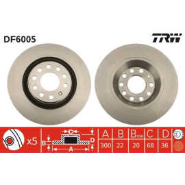 Bremsscheibe DF6005 Bremsscheibe DF6005