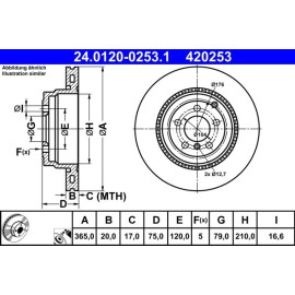 Bremsscheibe 24.0120-0253.1