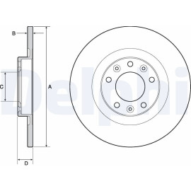 Bremsscheibe BG4662C Bremsscheibe BG4662C