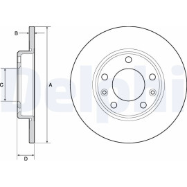 Bremsscheibe BG4670C Bremsscheibe BG4670C