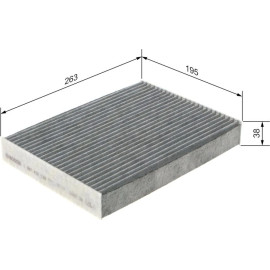 BOSCH 1 987 432 538 Innenraumfilter BOSCH 1 987 432 538 Innenraumfilter