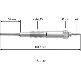 Glühkerze 345173