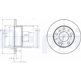 Bremsscheibe BG2253 Bremsscheibe BG2253